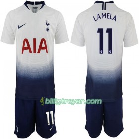 Billige Fotballdrakter Tottenham Hotspur Lamela 11 Barn Hjemmedraktsett 2018/19 Kortermet